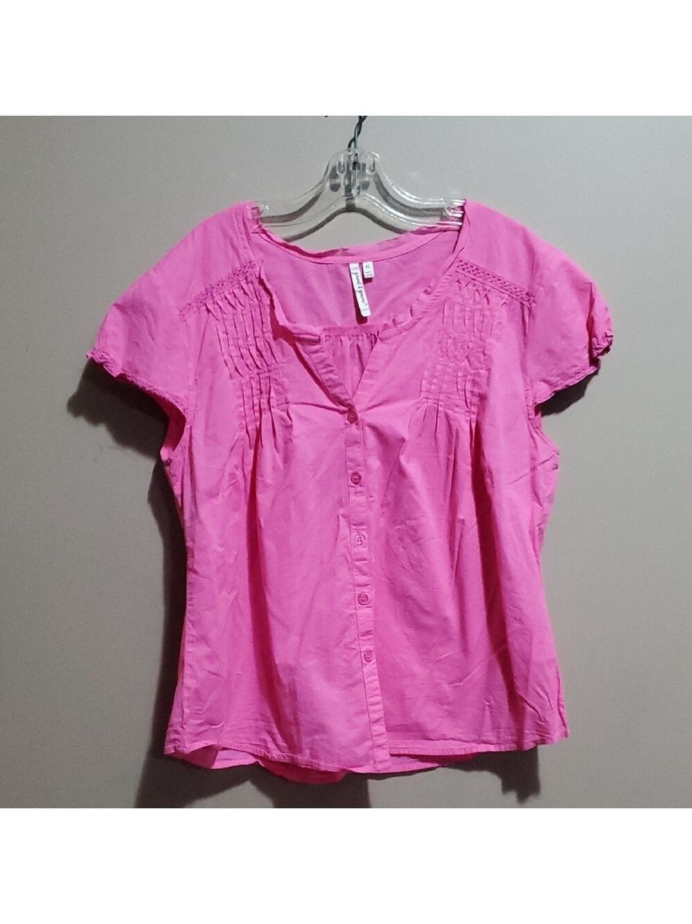 Grand & Greek Pink Women's Top Size XL